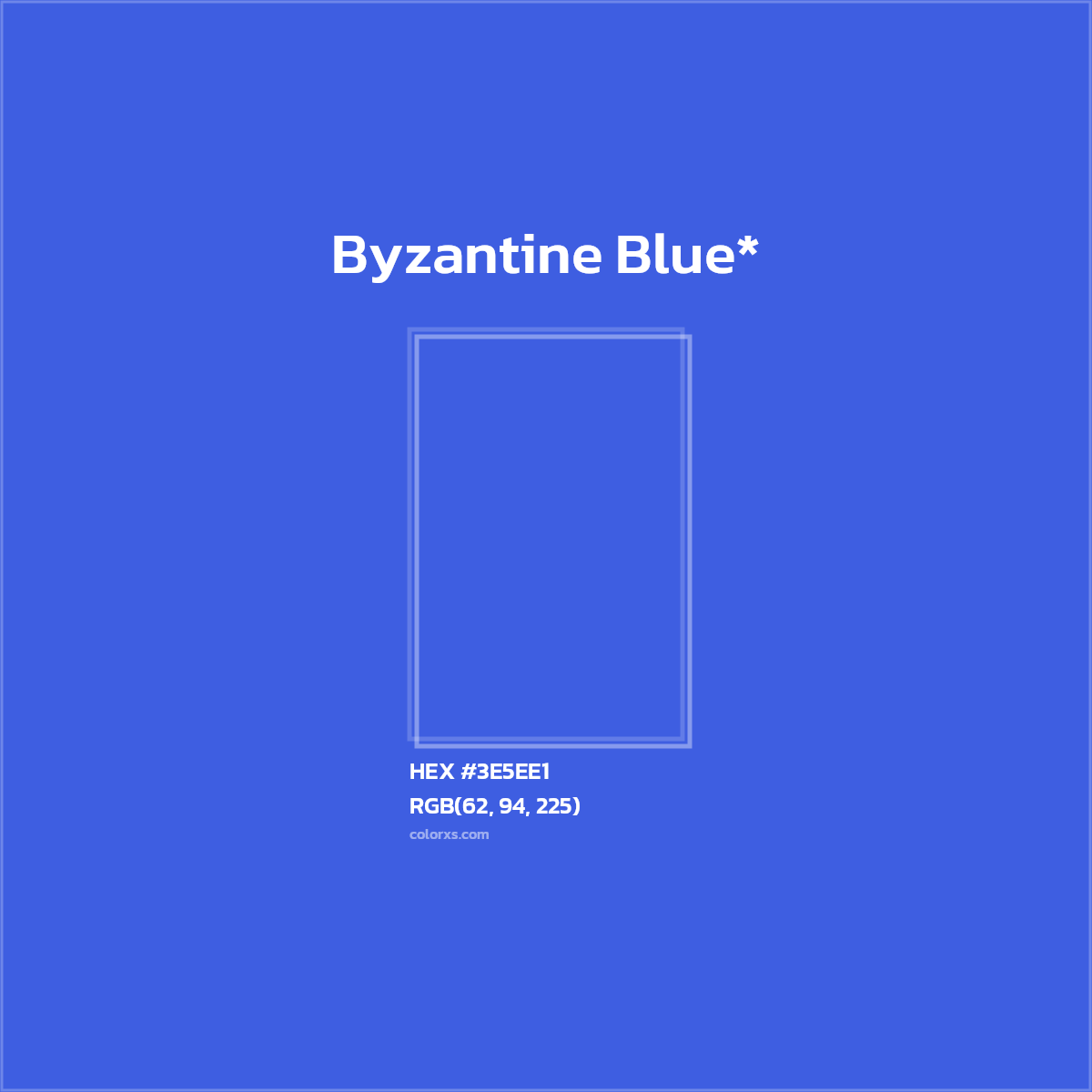 HEX #3E5EE1 Color Name, Color Code, Palettes, Similar Paints, Images