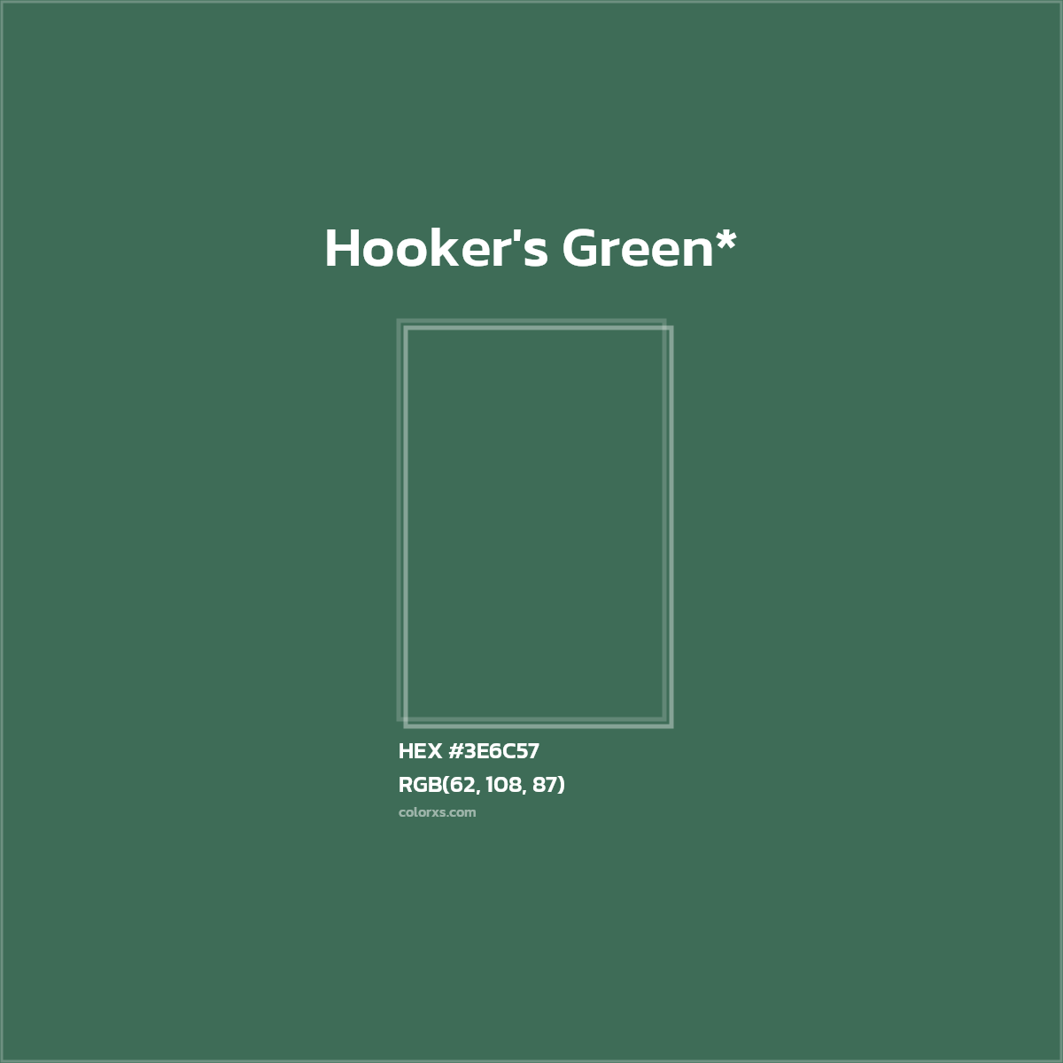 HEX #3E6C57 Color Name, Color Code, Palettes, Similar Paints, Images