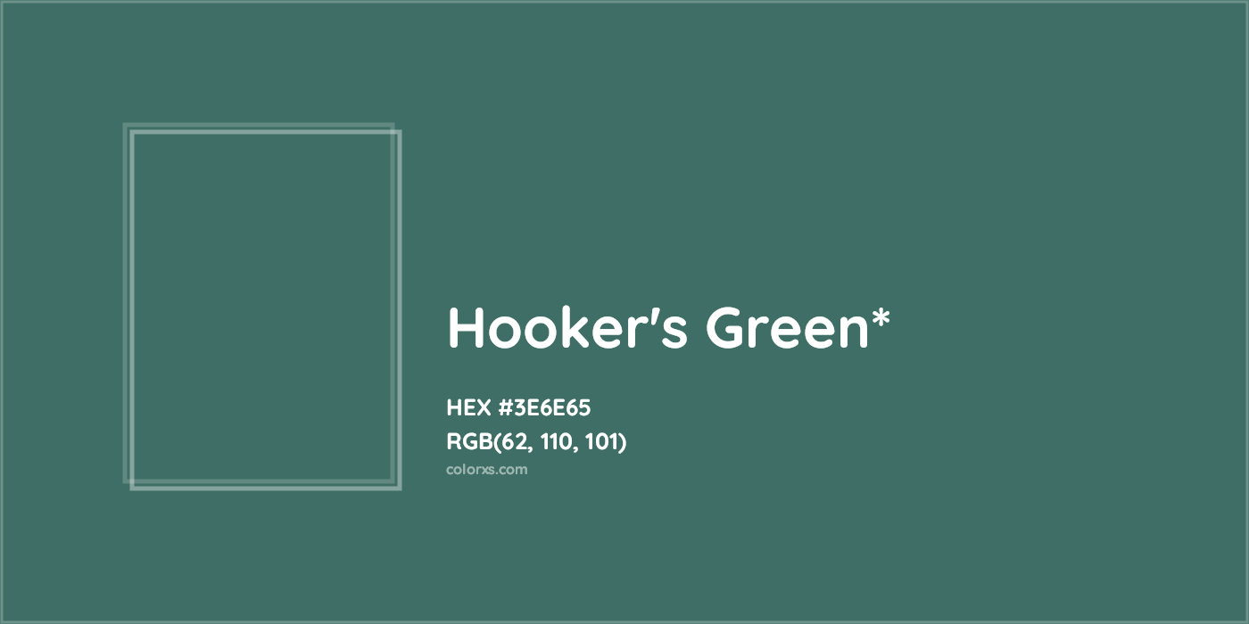HEX #3E6E65 Color Name, Color Code, Palettes, Similar Paints, Images