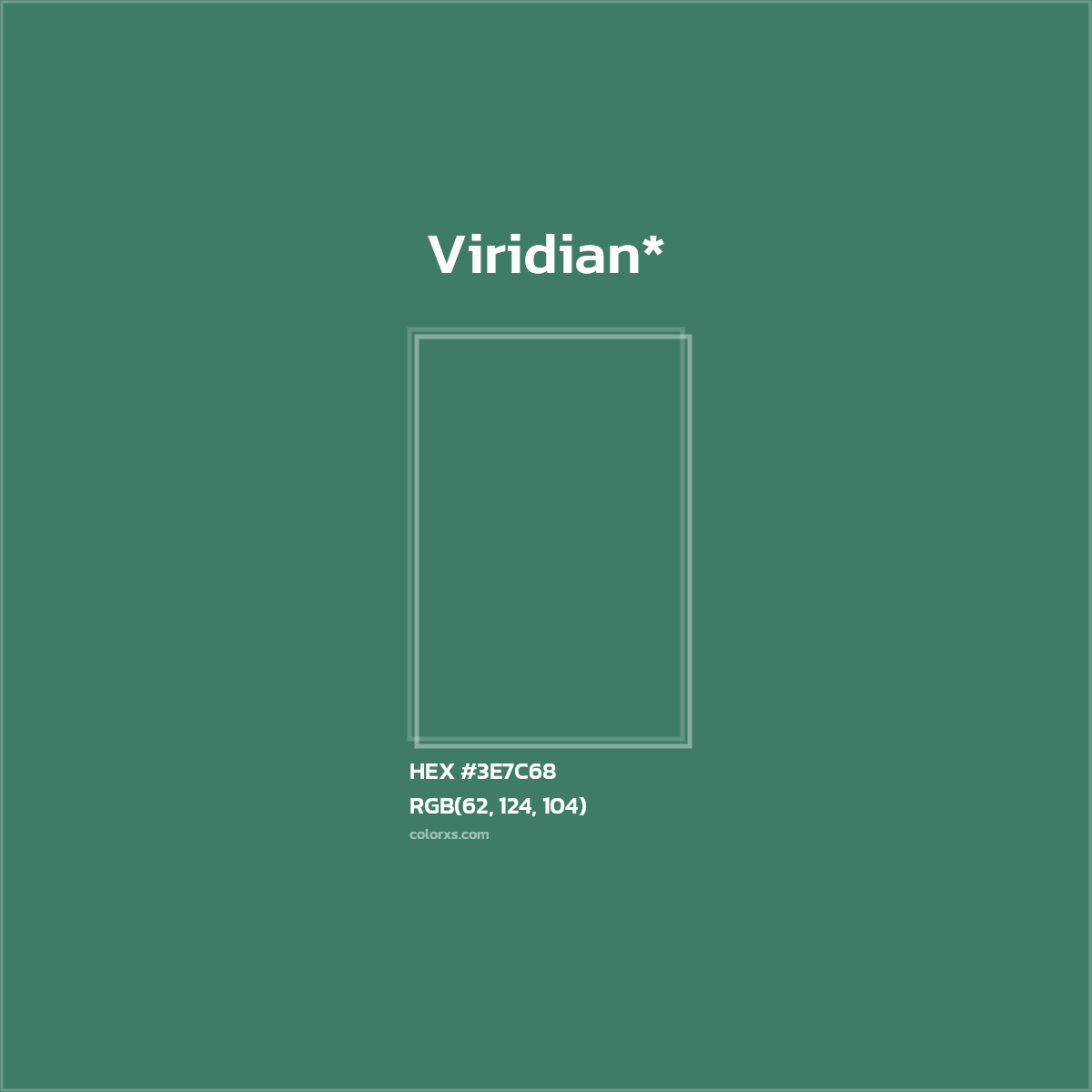 HEX #3E7C68 Color Name, Color Code, Palettes, Similar Paints, Images