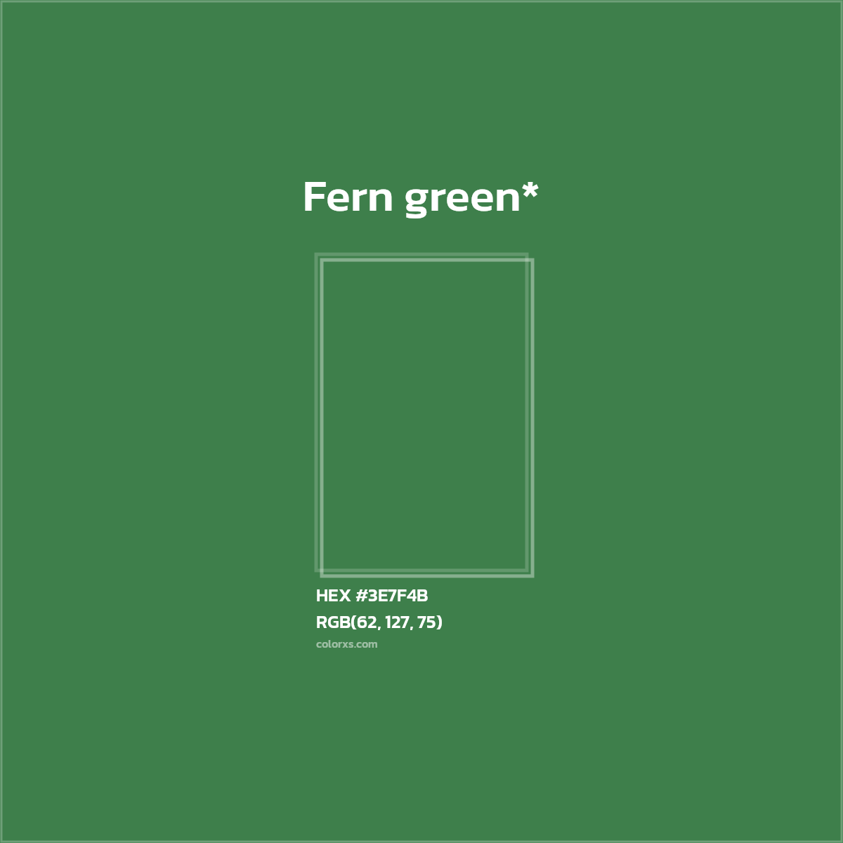 HEX #3E7F4B Color Name, Color Code, Palettes, Similar Paints, Images