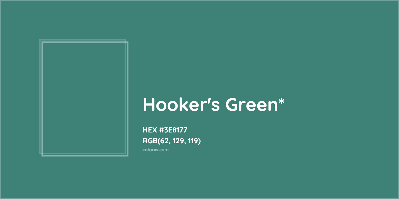 HEX #3E8177 Color Name, Color Code, Palettes, Similar Paints, Images