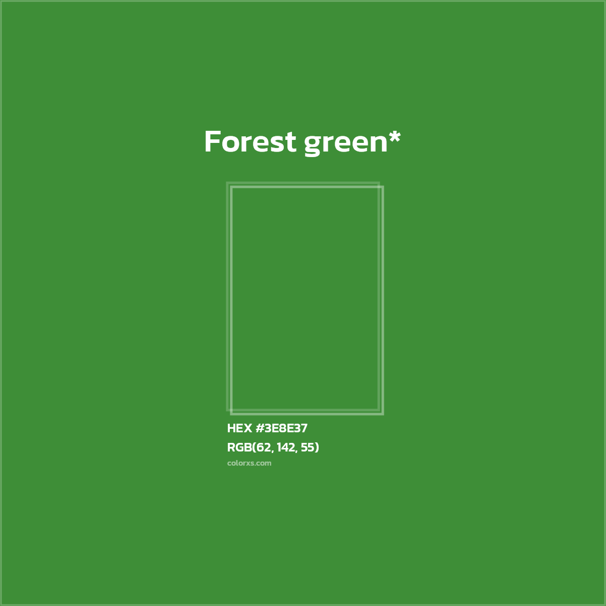 HEX #3E8E37 Color Name, Color Code, Palettes, Similar Paints, Images