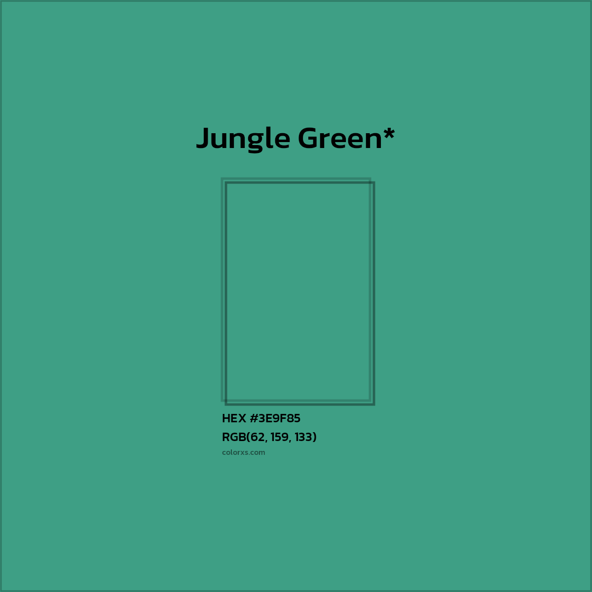 HEX #3E9F85 Color Name, Color Code, Palettes, Similar Paints, Images
