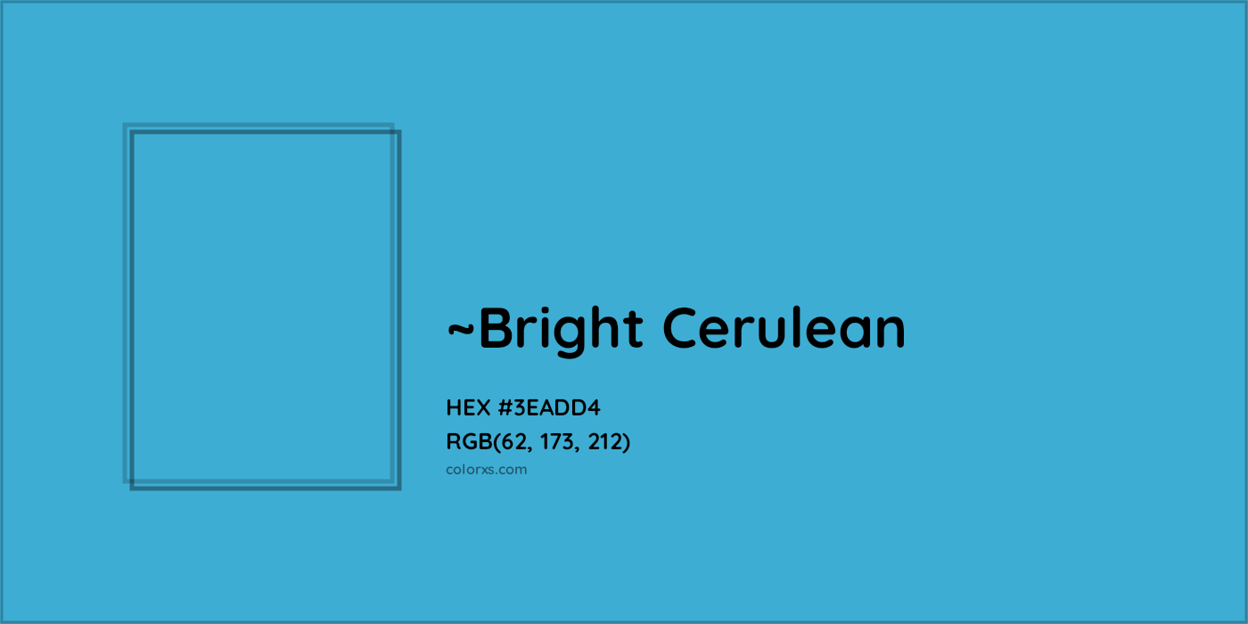 HEX #3EADD4 Color Name, Color Code, Palettes, Similar Paints, Images