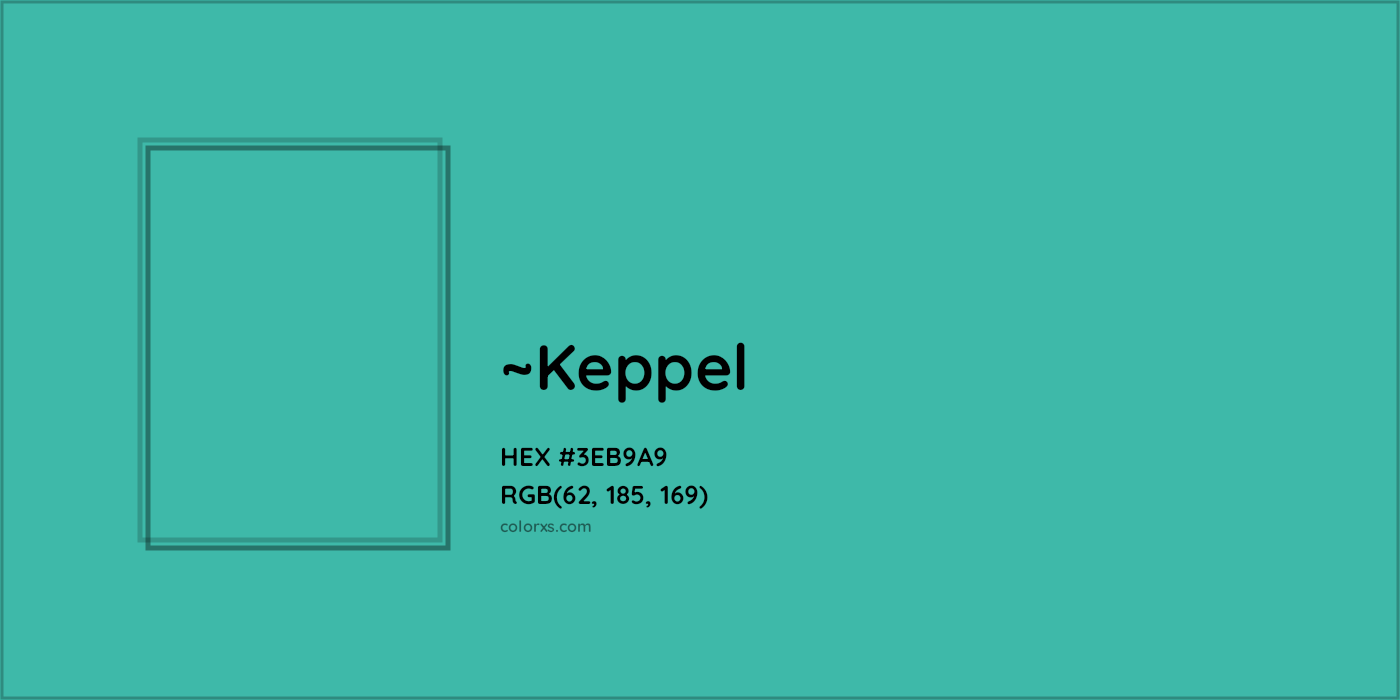 HEX #3EB9A9 Color Name, Color Code, Palettes, Similar Paints, Images