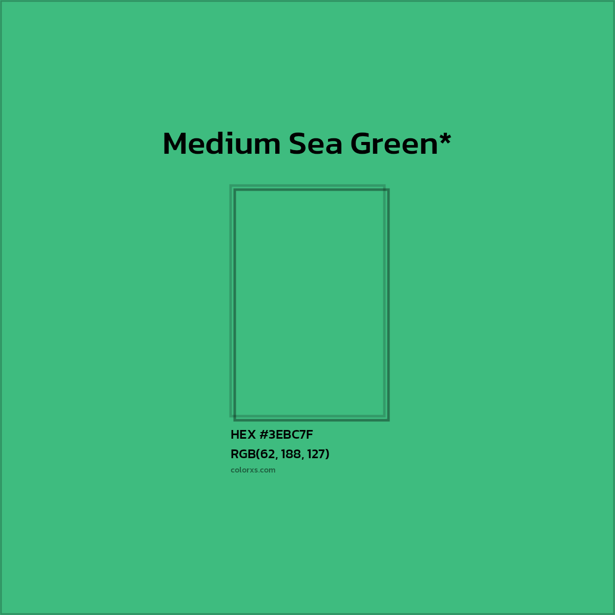 HEX #3EBC7F Color Name, Color Code, Palettes, Similar Paints, Images