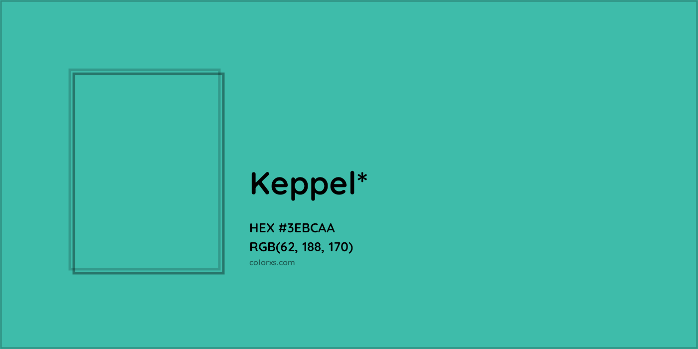 HEX #3EBCAA Color Name, Color Code, Palettes, Similar Paints, Images
