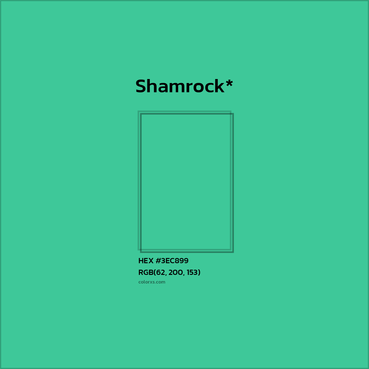 HEX #3EC899 Color Name, Color Code, Palettes, Similar Paints, Images