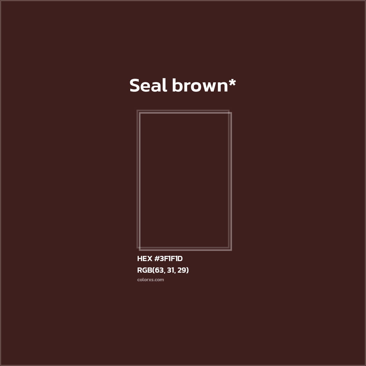 HEX #3F1F1D Color Name, Color Code, Palettes, Similar Paints, Images