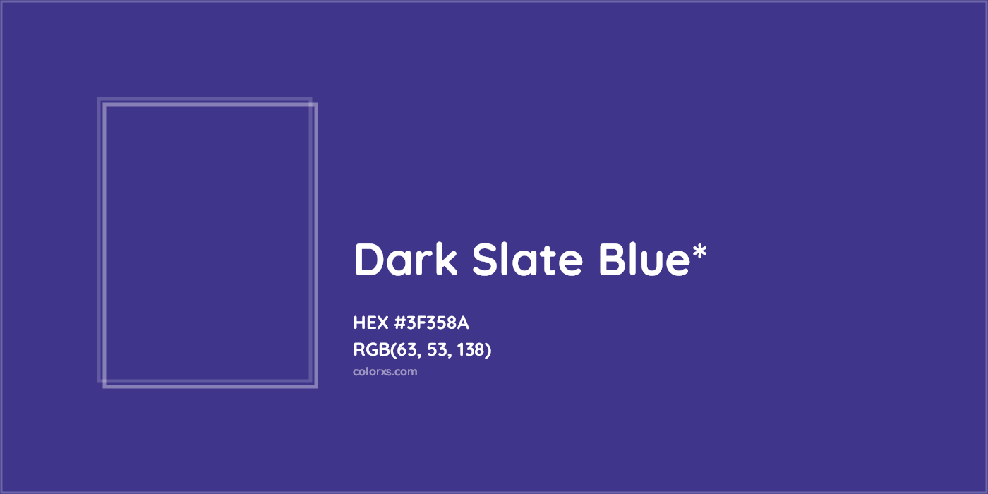 HEX #3F358A Color Name, Color Code, Palettes, Similar Paints, Images