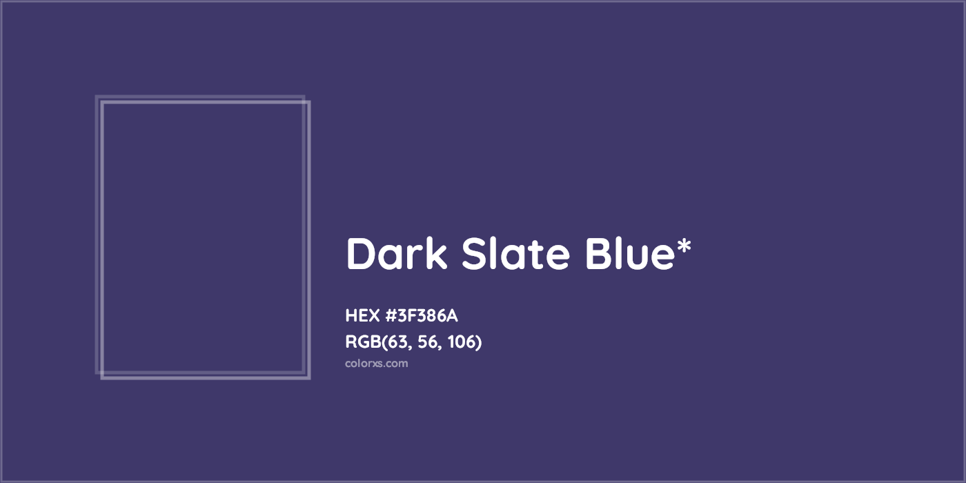 HEX #3F386A Color Name, Color Code, Palettes, Similar Paints, Images