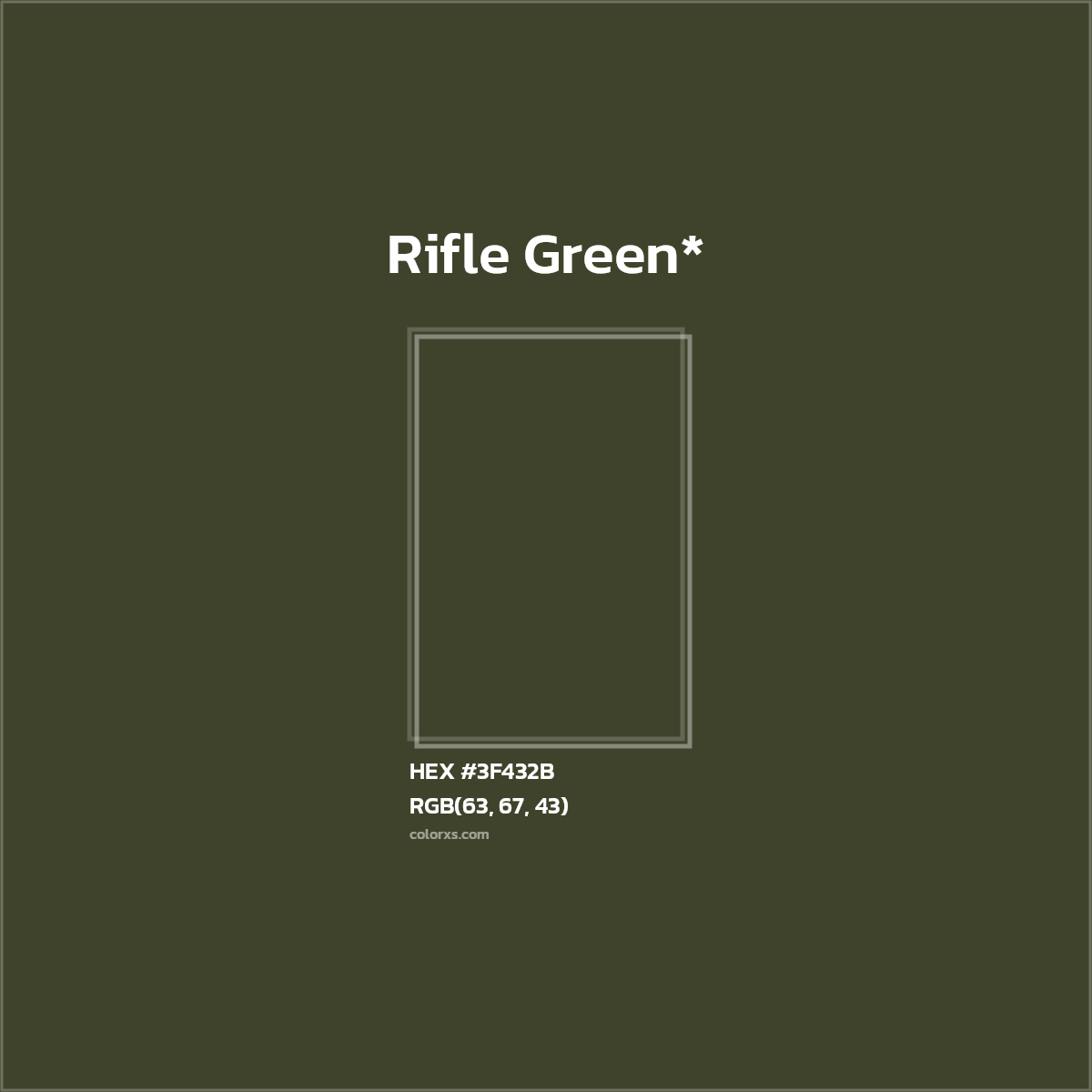 HEX #3F432B Color Name, Color Code, Palettes, Similar Paints, Images