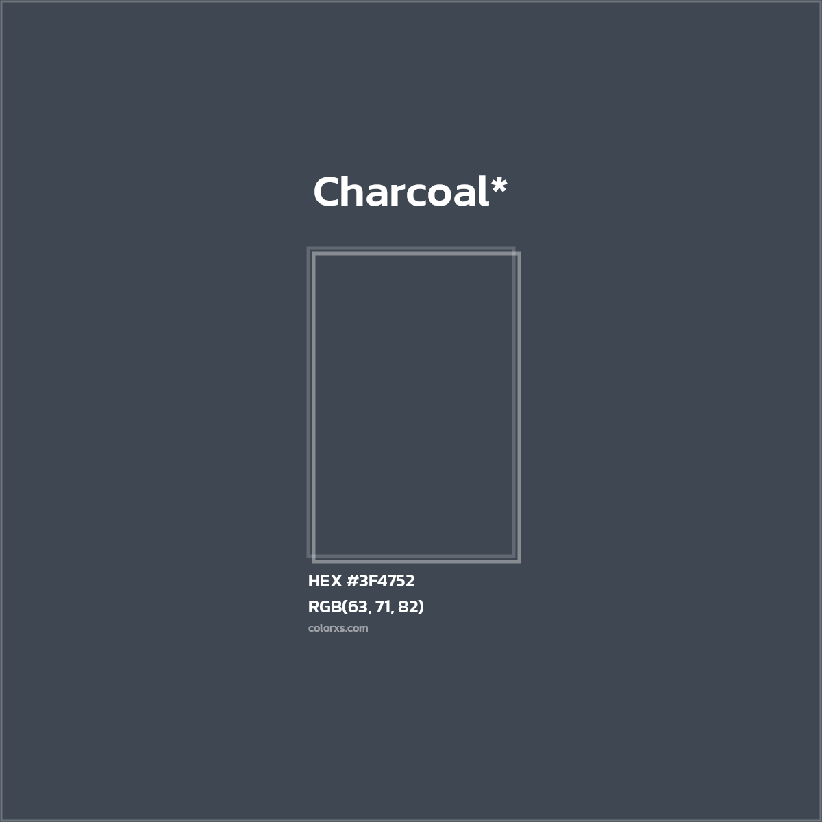 HEX #3F4752 Color Name, Color Code, Palettes, Similar Paints, Images