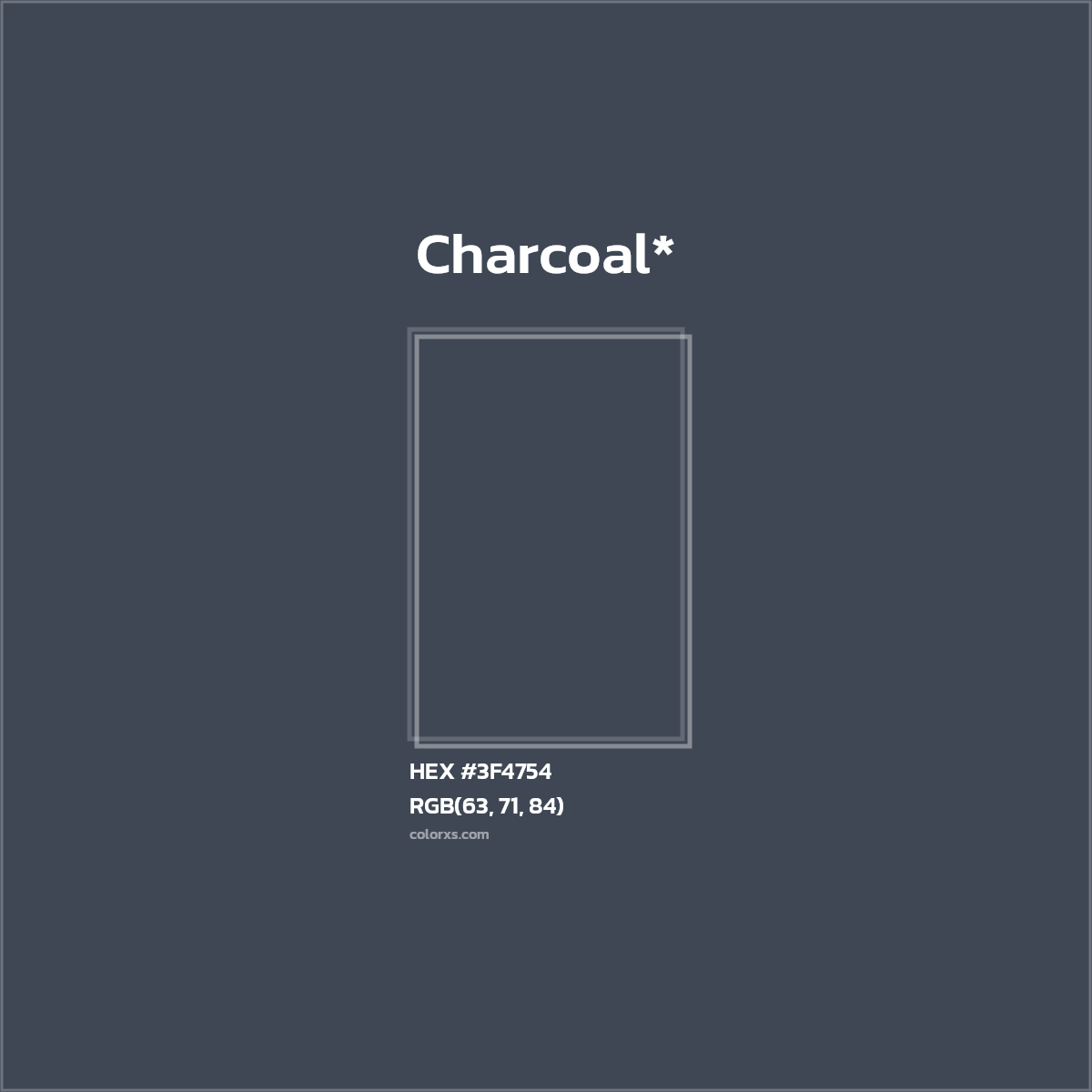 HEX #3F4754 Color Name, Color Code, Palettes, Similar Paints, Images