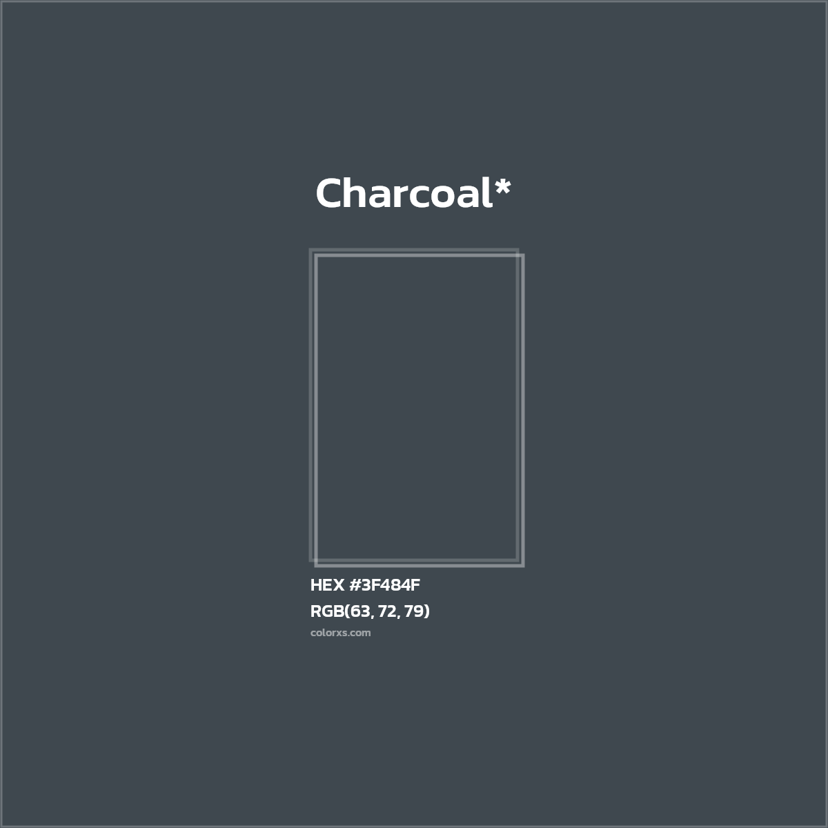HEX #3F484F Color Name, Color Code, Palettes, Similar Paints, Images