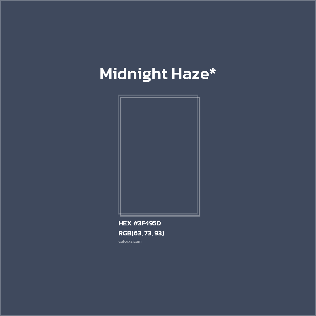 HEX #3F495D Color Name, Color Code, Palettes, Similar Paints, Images