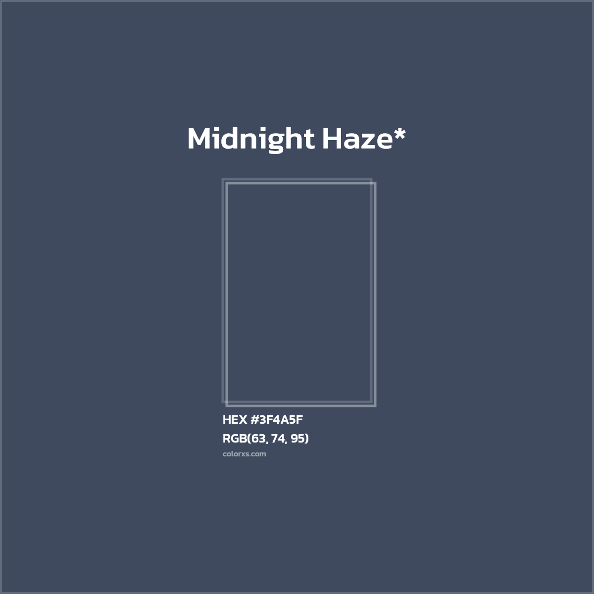 HEX #3F4A5F Color Name, Color Code, Palettes, Similar Paints, Images