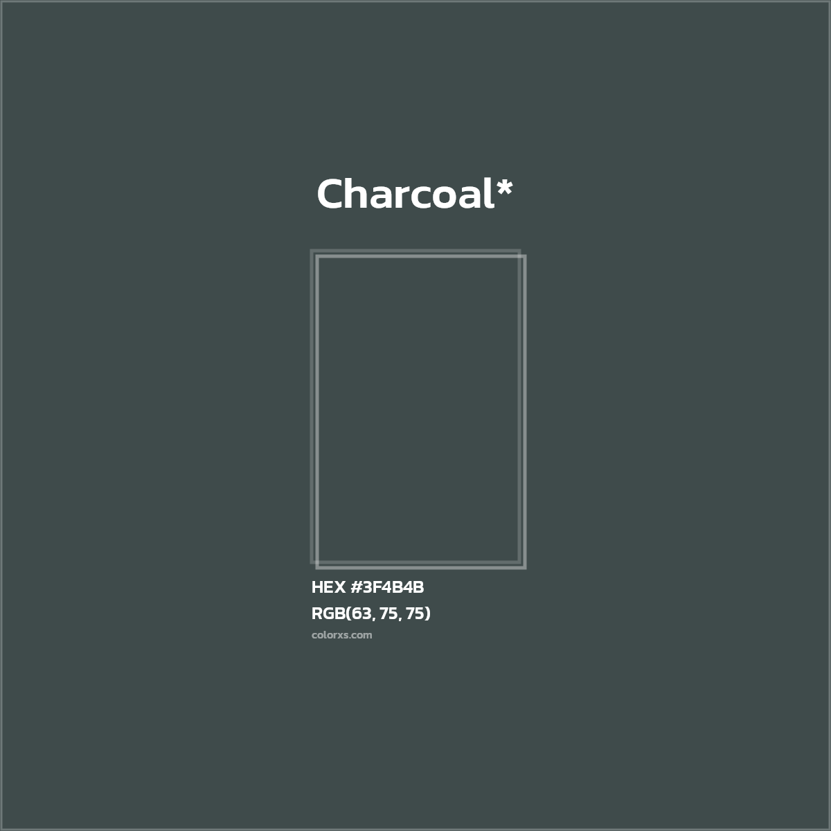 HEX #3F4B4B Color Name, Color Code, Palettes, Similar Paints, Images