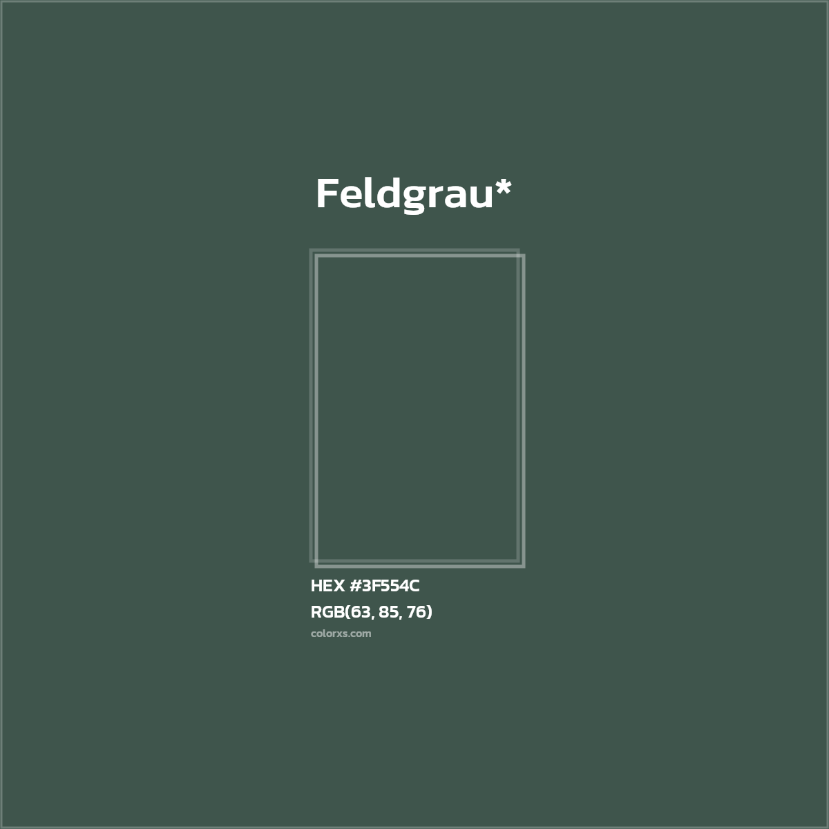 HEX #3F554C Color Name, Color Code, Palettes, Similar Paints, Images