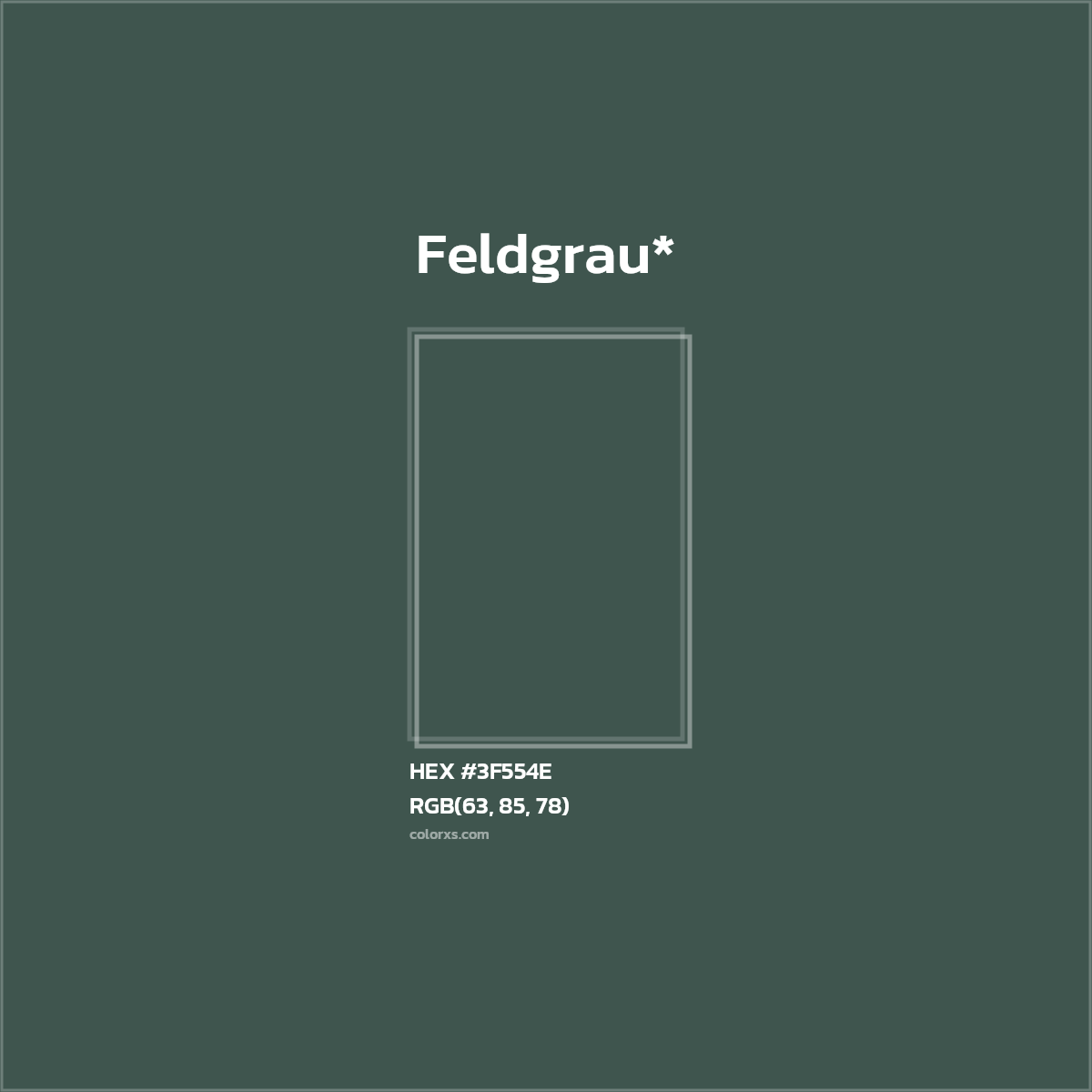 HEX #3F554E Color Name, Color Code, Palettes, Similar Paints, Images