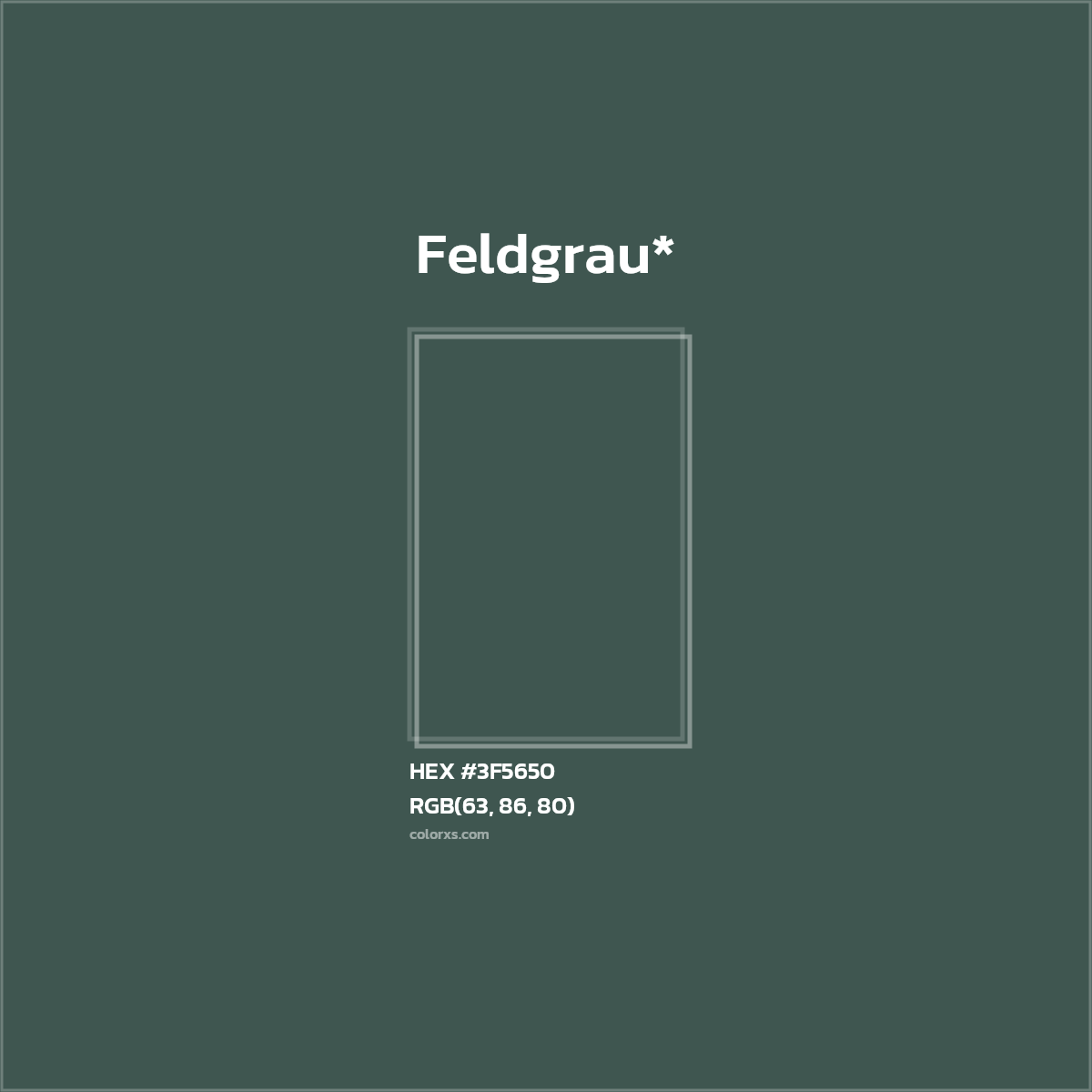 HEX #3F5650 Color Name, Color Code, Palettes, Similar Paints, Images