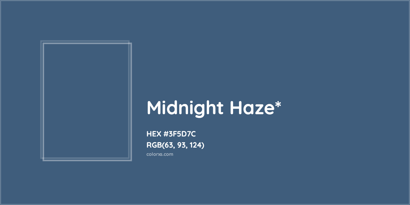 HEX #3F5D7C Color Name, Color Code, Palettes, Similar Paints, Images