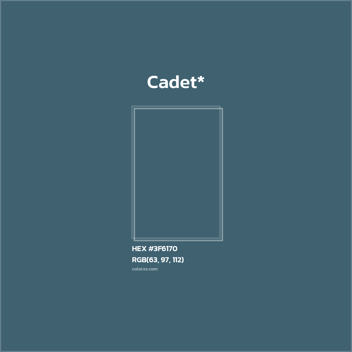 HEX #3F6170 Color Name, Color Code, Palettes, Similar Paints, Images