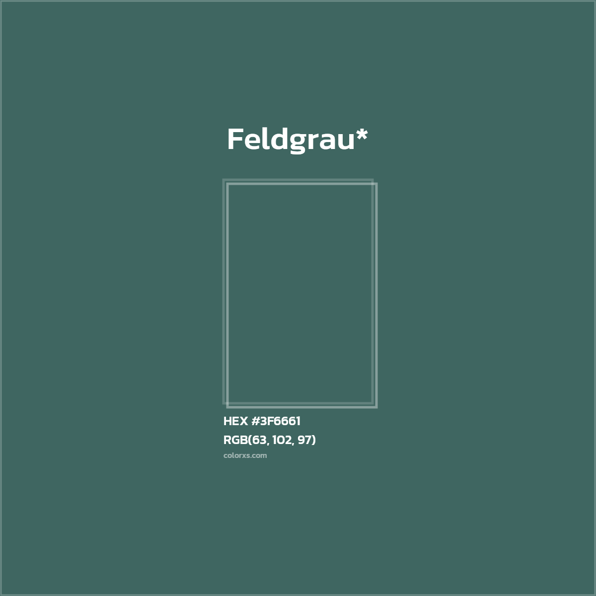 HEX #3F6661 Color Name, Color Code, Palettes, Similar Paints, Images