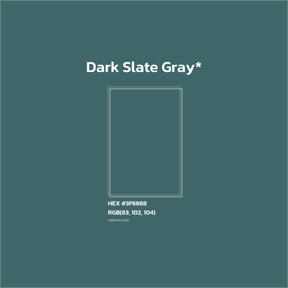 HEX #3F6668 Color Name, Color Code, Palettes, Similar Paints, Images