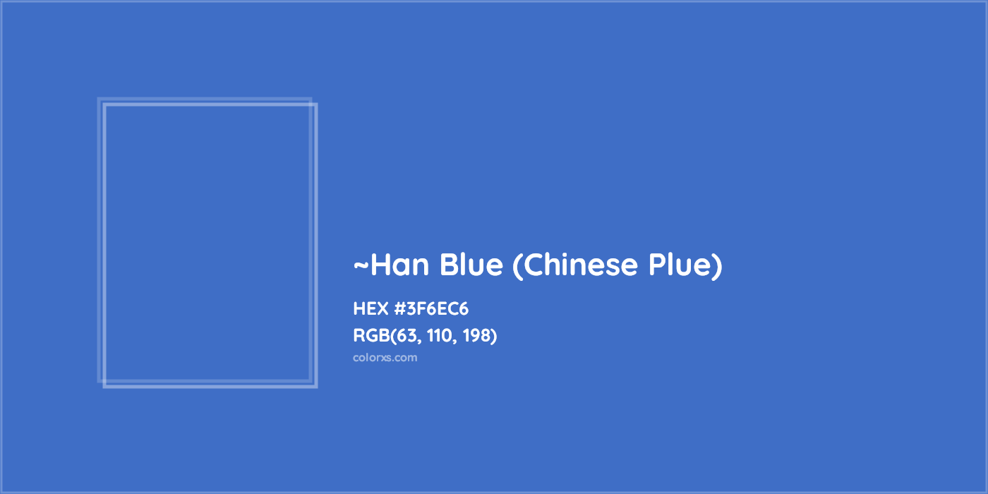 HEX #3F6EC6 Color Name, Color Code, Palettes, Similar Paints, Images
