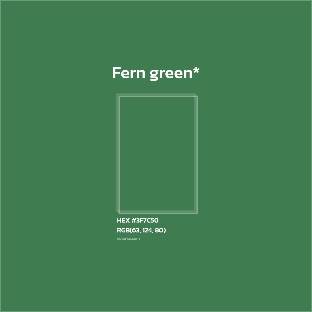 HEX #3F7C50 Color Name, Color Code, Palettes, Similar Paints, Images