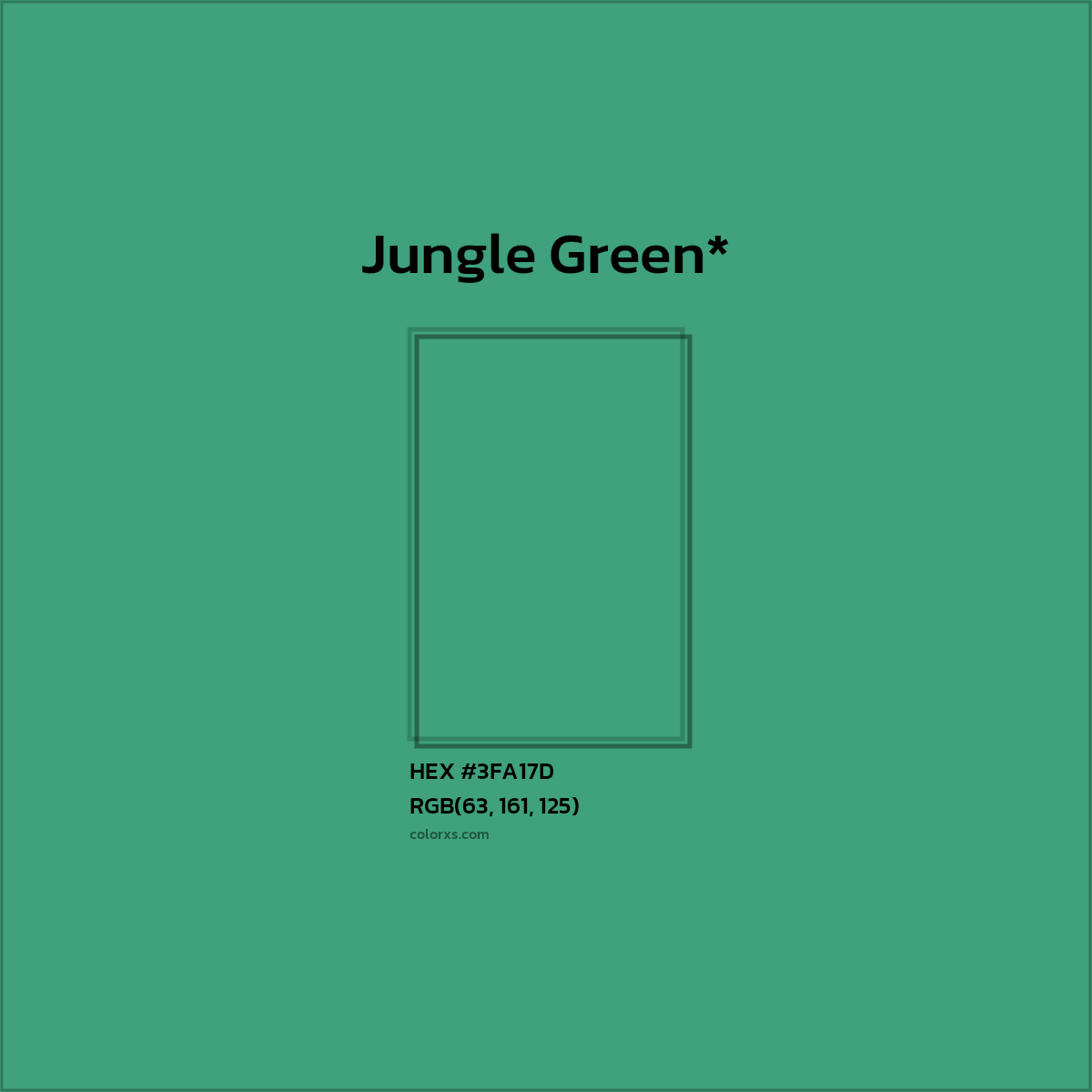 HEX #3FA17D Color Name, Color Code, Palettes, Similar Paints, Images