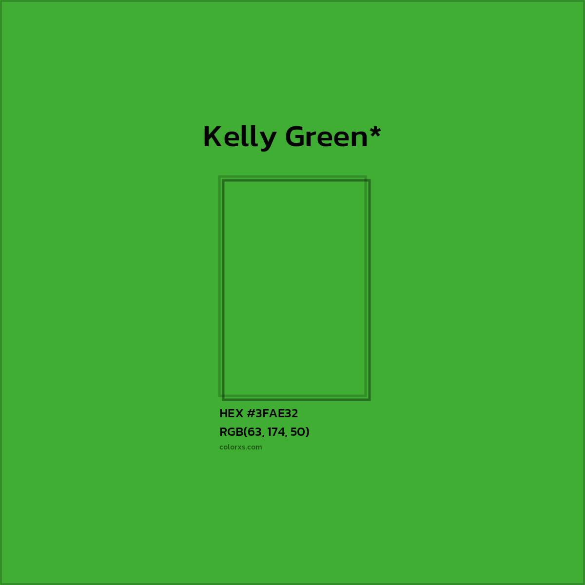 HEX #3FAE32 Color Name, Color Code, Palettes, Similar Paints, Images