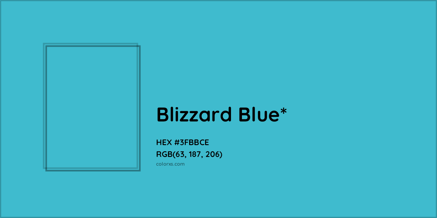 HEX #3FBBCE Color Name, Color Code, Palettes, Similar Paints, Images