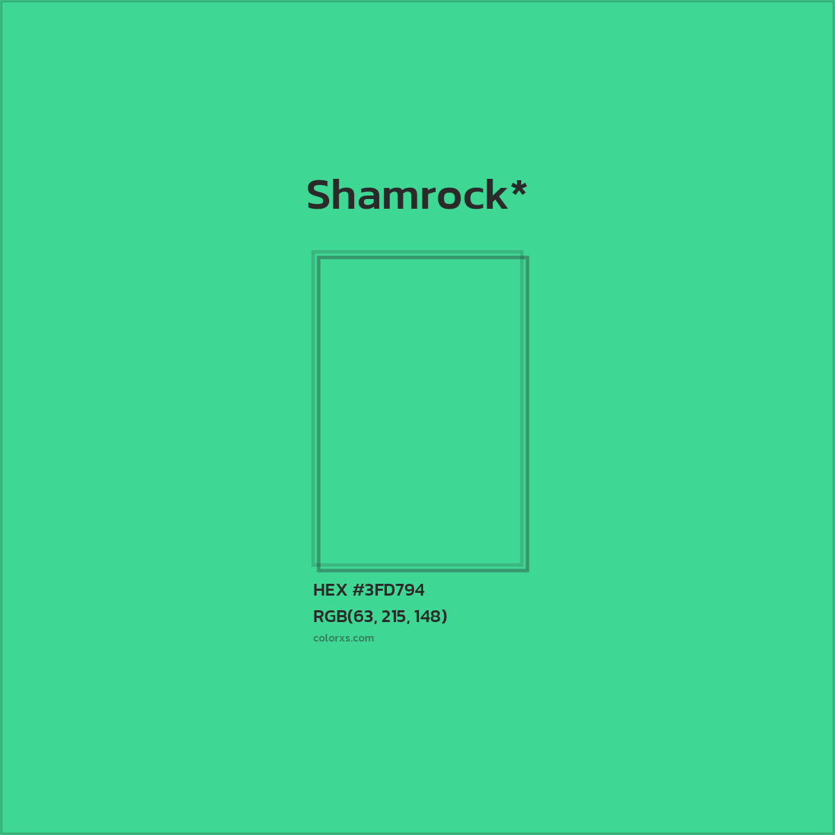 HEX #3FD794 Color Name, Color Code, Palettes, Similar Paints, Images