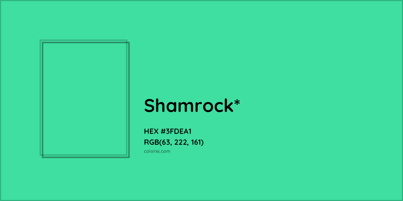 HEX #3FDEA1 Color Name, Color Code, Palettes, Similar Paints, Images