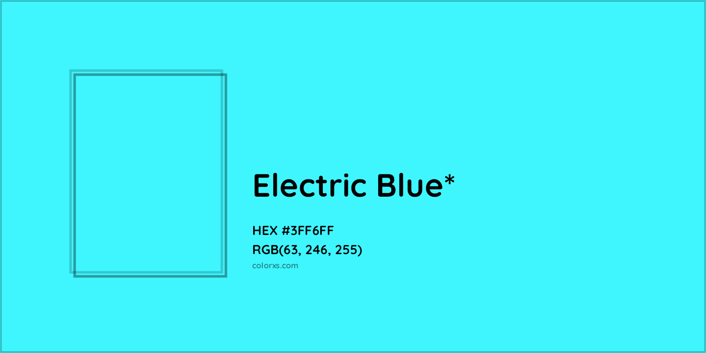 HEX #3FF6FF Color Name, Color Code, Palettes, Similar Paints, Images
