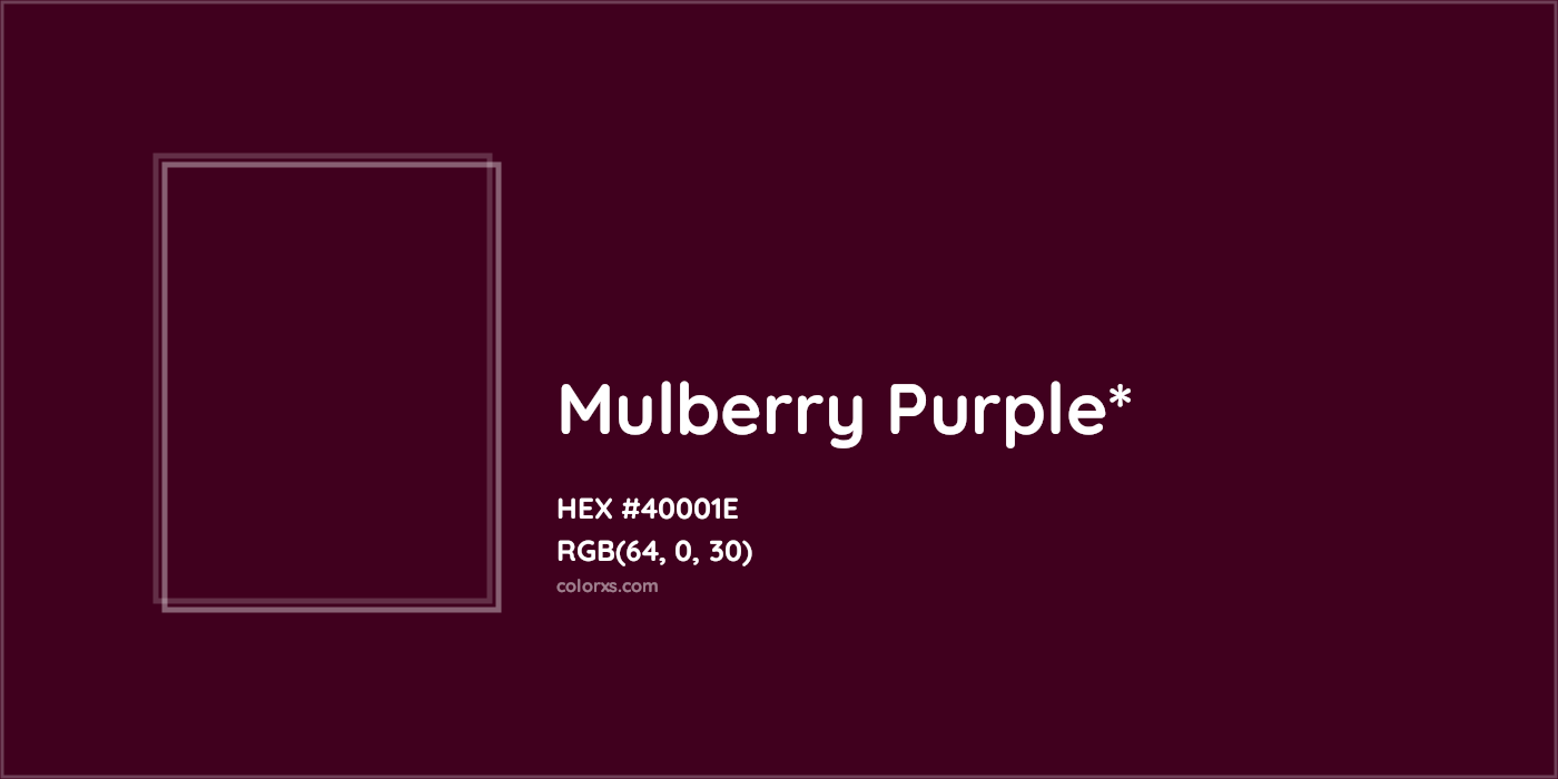 HEX #40001E Color Name, Color Code, Palettes, Similar Paints, Images