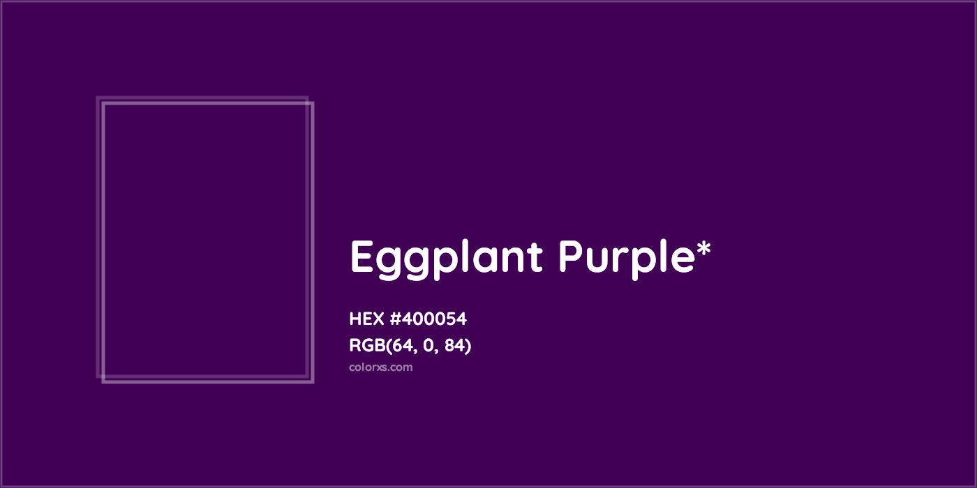 HEX #400054 Color Name, Color Code, Palettes, Similar Paints, Images