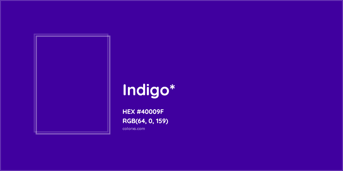 HEX #40009F Color Name, Color Code, Palettes, Similar Paints, Images