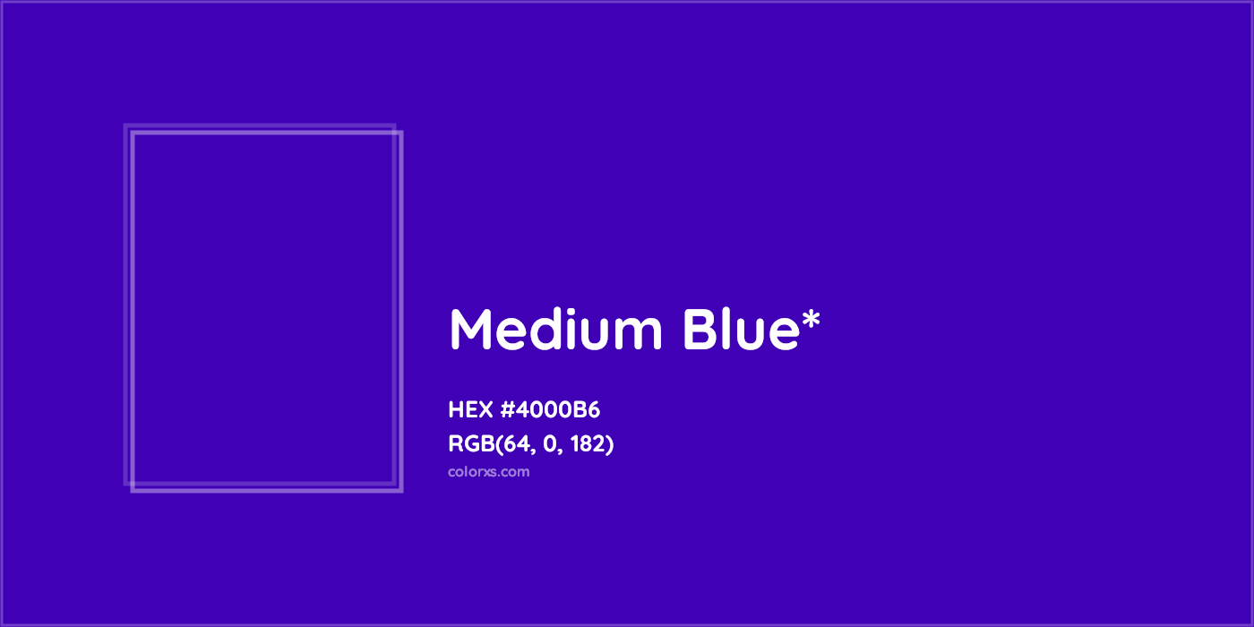 HEX #4000B6 Color Name, Color Code, Palettes, Similar Paints, Images