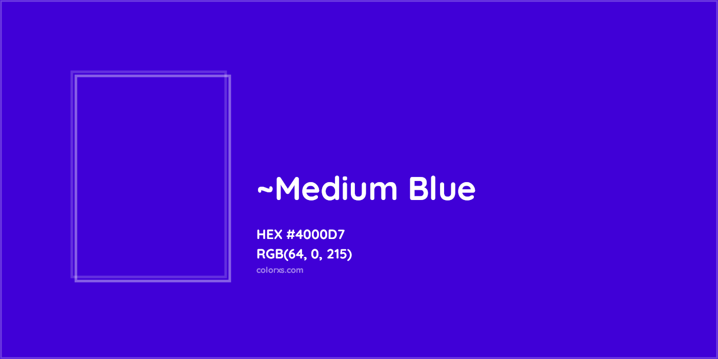 HEX #4000D7 Color Name, Color Code, Palettes, Similar Paints, Images