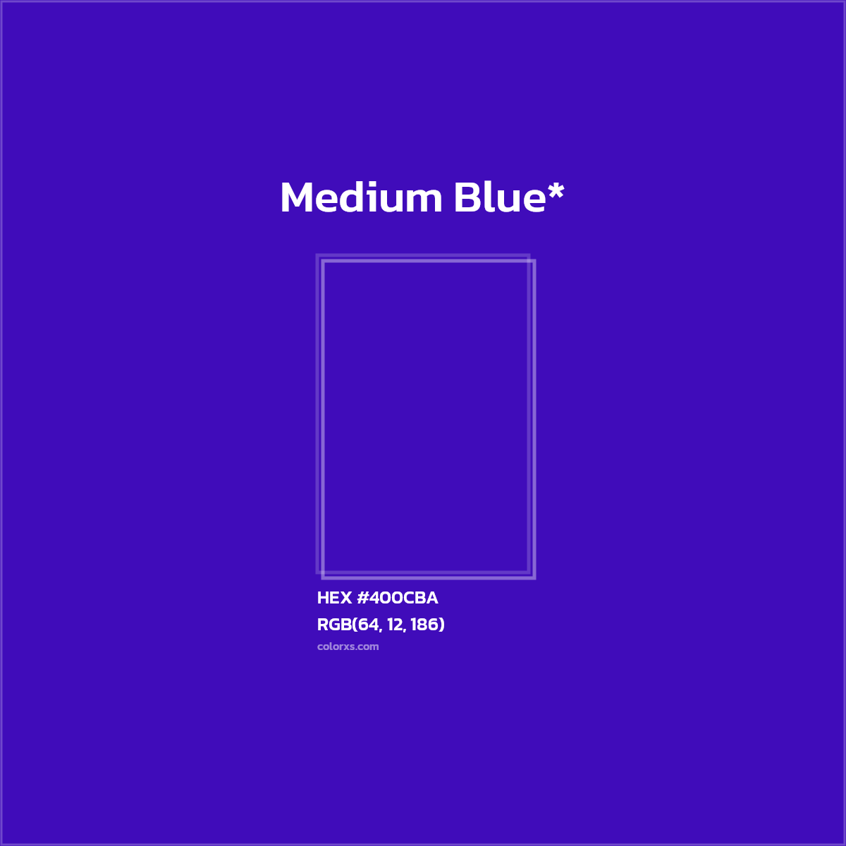 HEX #400CBA Color Name, Color Code, Palettes, Similar Paints, Images