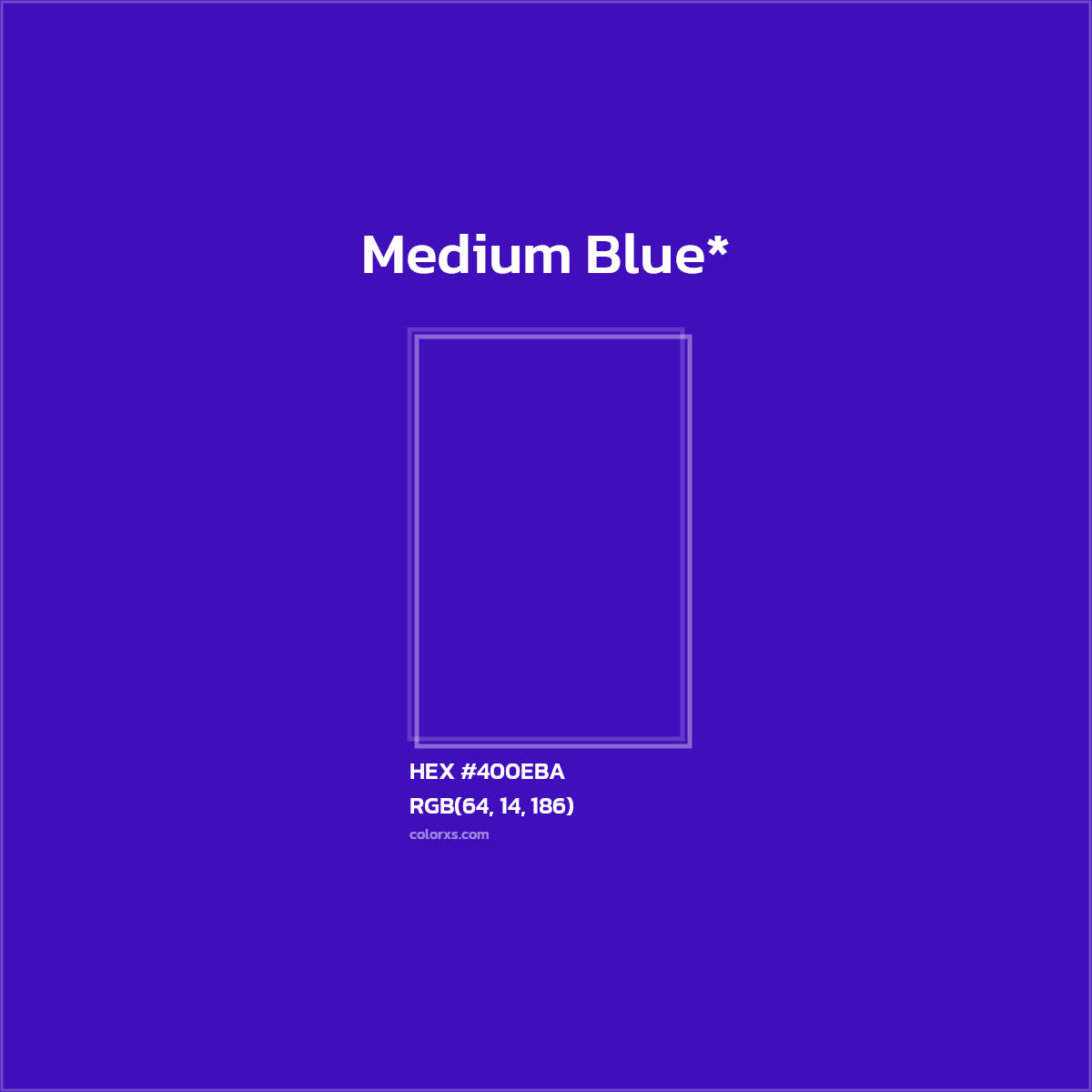 HEX #400EBA Color Name, Color Code, Palettes, Similar Paints, Images