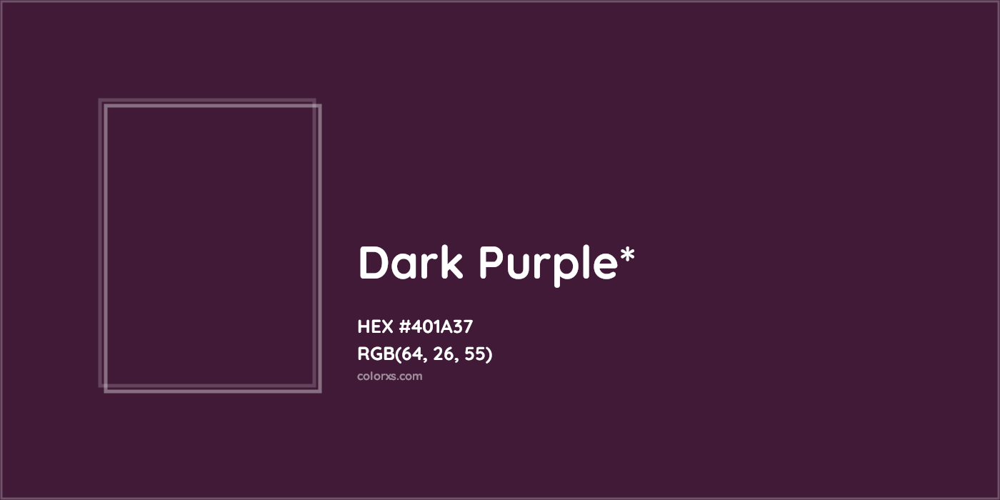HEX #401A37 Color Name, Color Code, Palettes, Similar Paints, Images