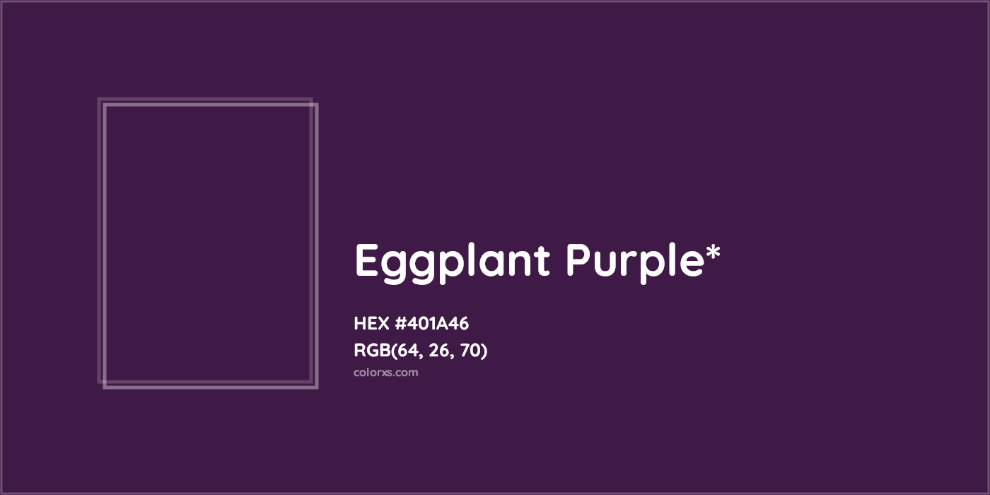 HEX #401A46 Color Name, Color Code, Palettes, Similar Paints, Images