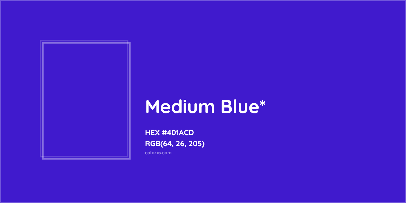 HEX #401ACD Color Name, Color Code, Palettes, Similar Paints, Images