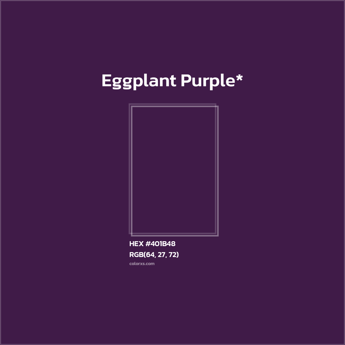 HEX #401B48 Color Name, Color Code, Palettes, Similar Paints, Images