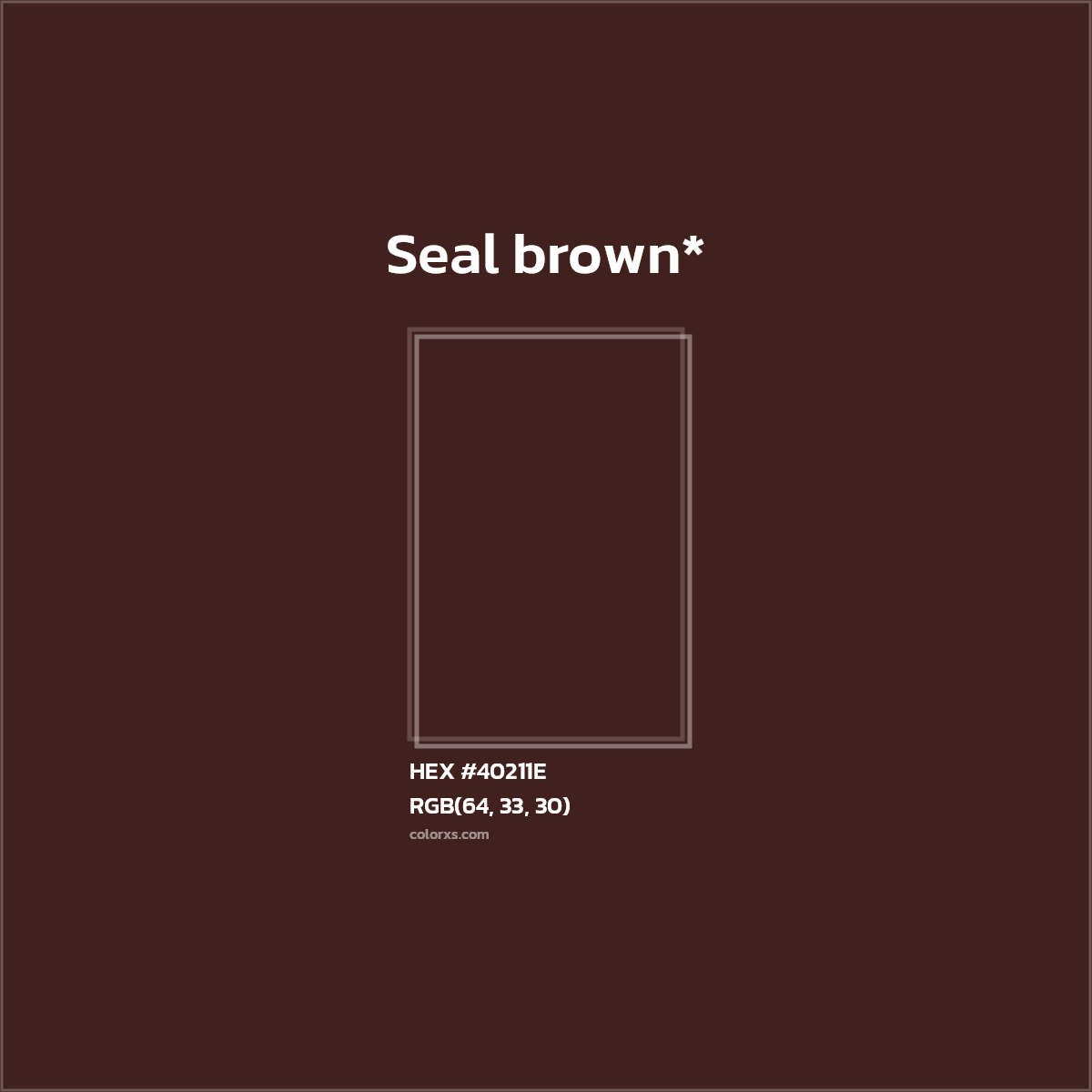 HEX #40211E Color Name, Color Code, Palettes, Similar Paints, Images
